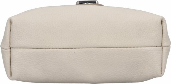 Vittoria Gotti Geantă Elegantă Tip Poștaș Din Piele Italiană 201 Bej/Pământiu