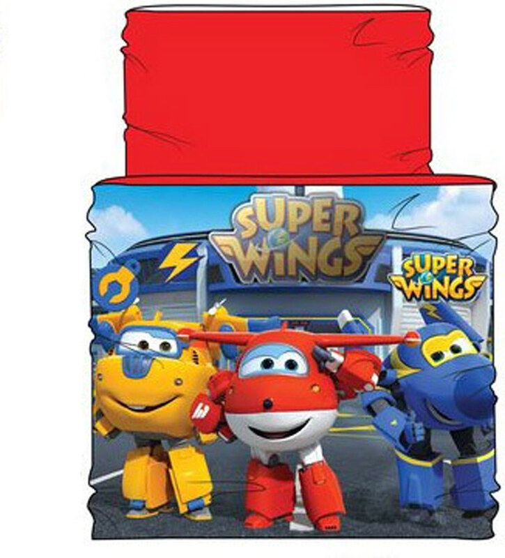 Super Wings Red fular pentru copii, snood