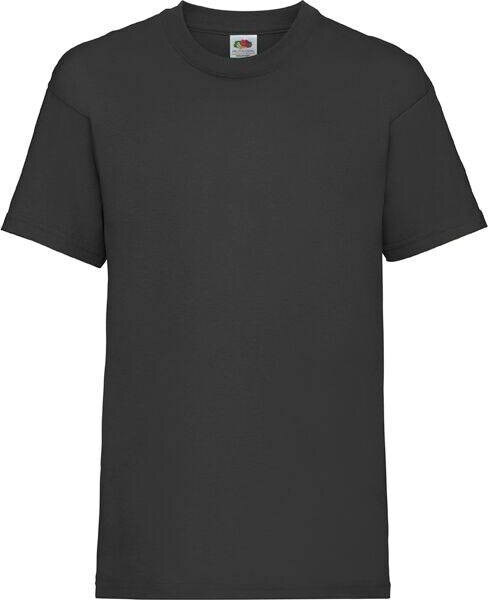 Black Fruit of the Loom Cotton T-shirt