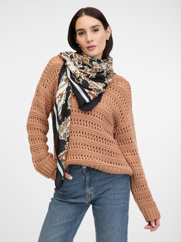 Black Women's Patterned Scarf ORSAY - Women's