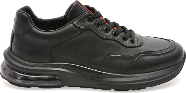 Pantofi sport GRYXX negri, 5619, din piele naturala