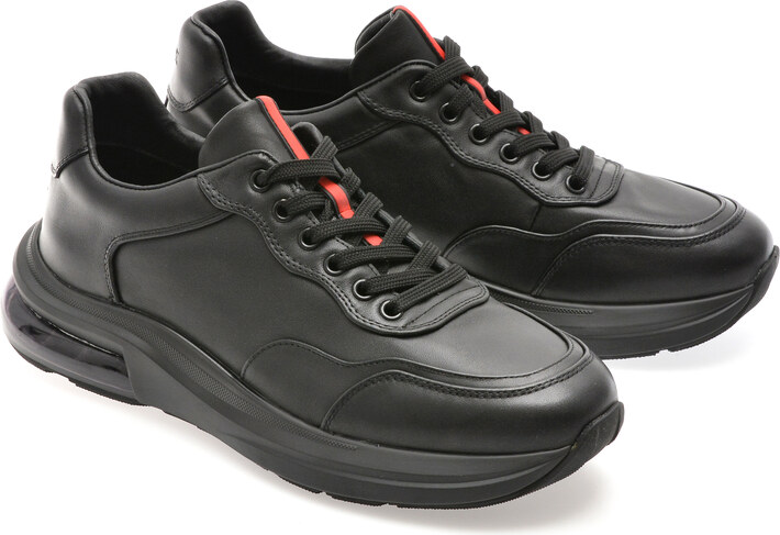 Pantofi sport GRYXX negri, 5619, din piele naturala