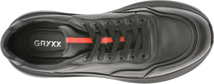 Pantofi sport GRYXX negri, 5619, din piele naturala
