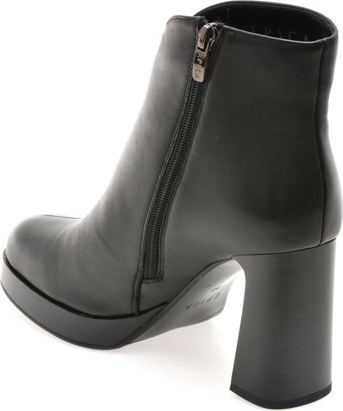 Botine EPICA negre, 2392, din piele naturala