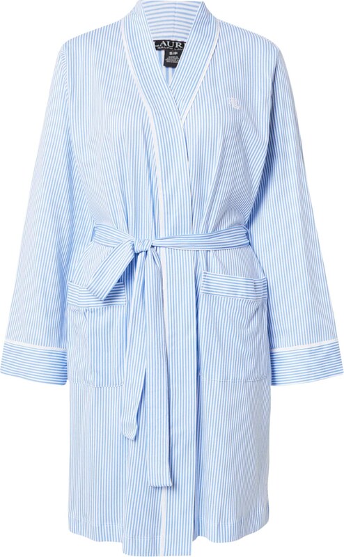 Lauren Ralph Lauren Halat de baie scurt azuriu / alb