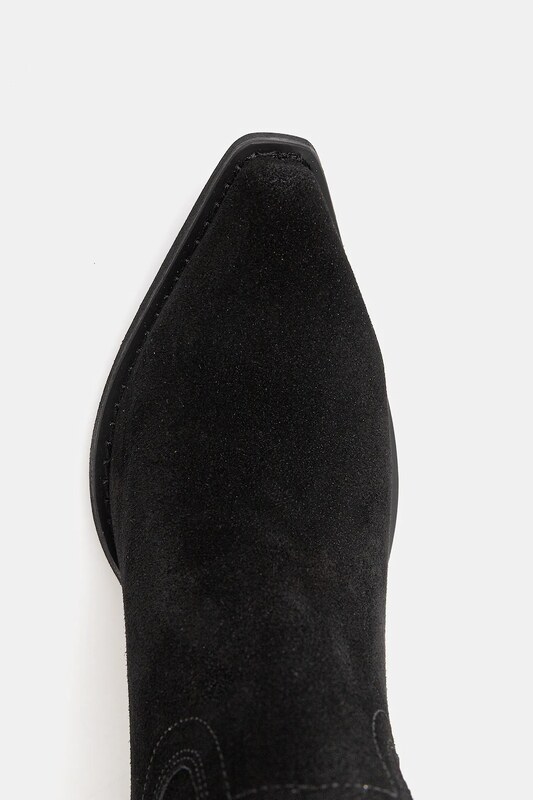 Jeffrey Campbell cizme de cowboy din piele întoarsă RANCHER-K