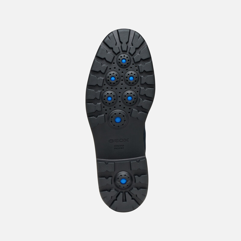 Geox Spherica EC7 Men's Ankle Boots Navy Blue - Mens