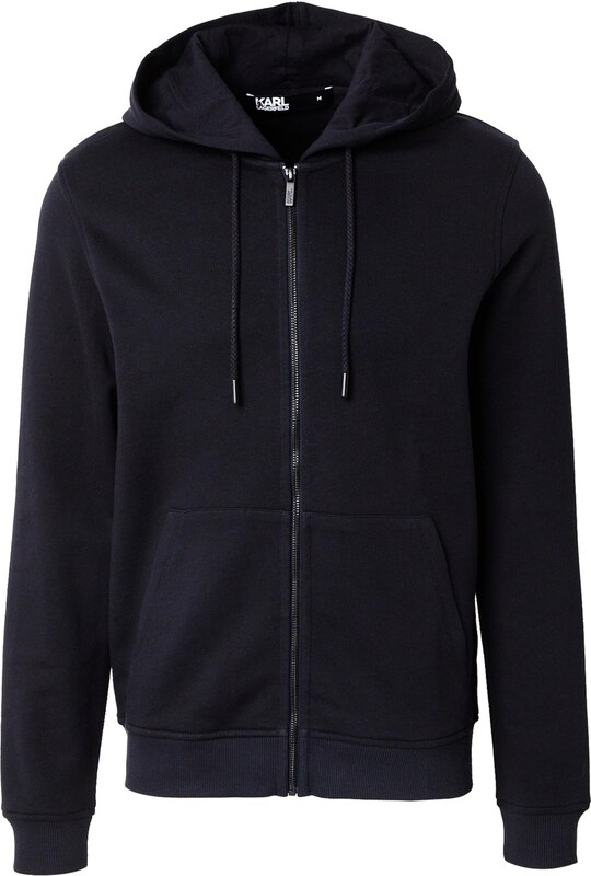 Karl Lagerfeld Hanorac albastru noapte / alb