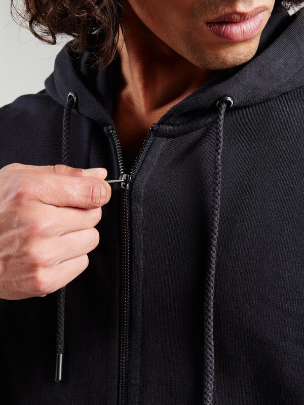 Karl Lagerfeld Hanorac albastru noapte / alb