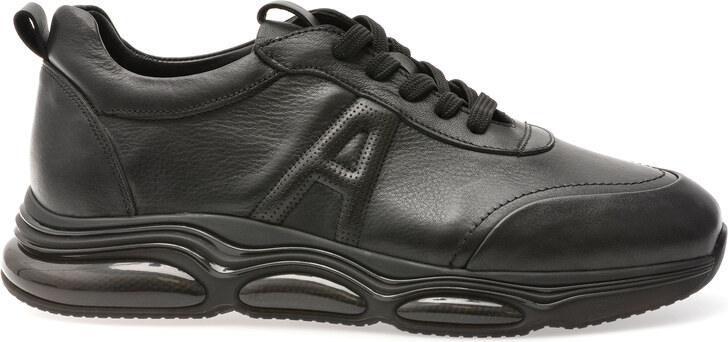 Pantofi sport GRYXX negri, S2050, din piele naturala