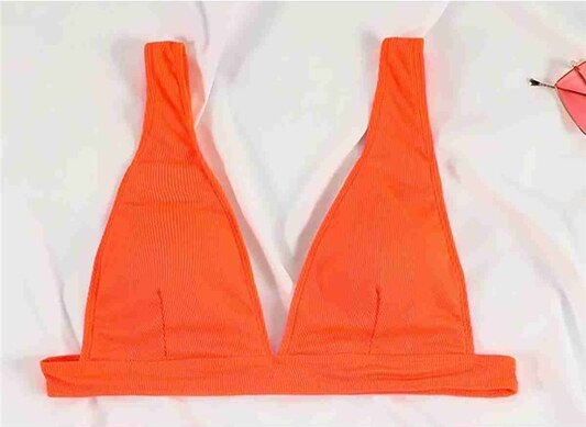 Base Top costum de baie - Portocaliu #385889