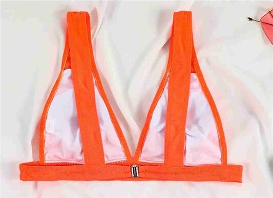 Base Top costum de baie - Portocaliu #385889