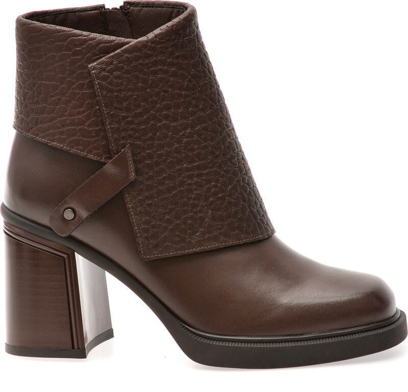 Ghete EPICA maro, 5556, din piele naturala