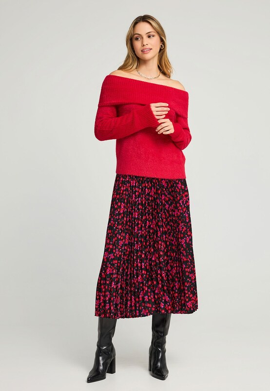 FUNKY BUDDHA Women's floral skirt