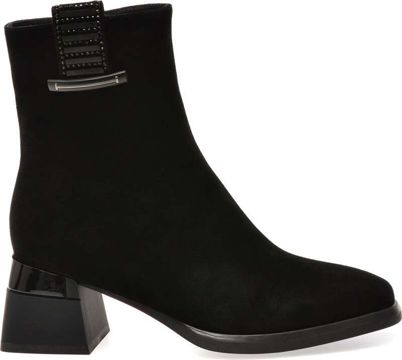 Botine EPICA negre, M10, din piele intoarsa