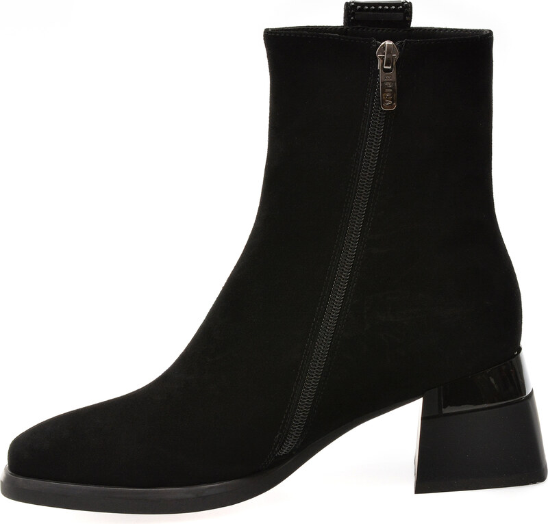 Botine EPICA negre, M10, din piele intoarsa