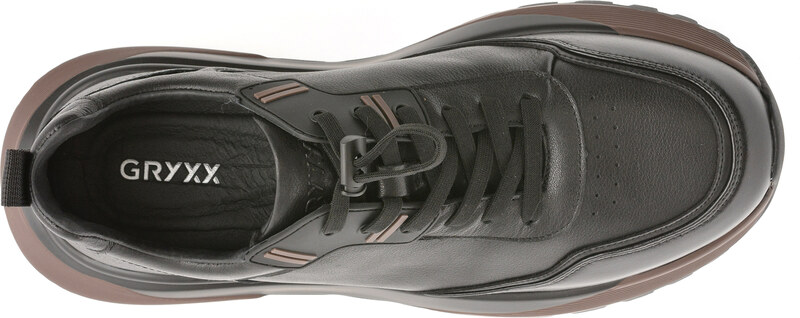 Pantofi sport GRYXX negri, LN42, din piele naturala
