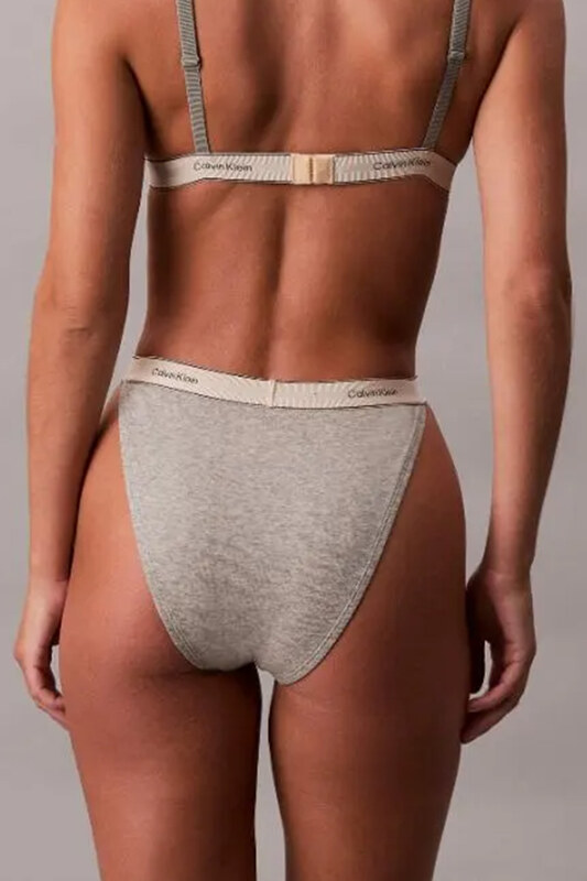 CALVIN KLEIN Lenjerie Tanga LV00QF8370 P7A grey heather