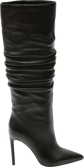 Cizme elegante EPICA PREMIUM negre, 109R, din piele naturala