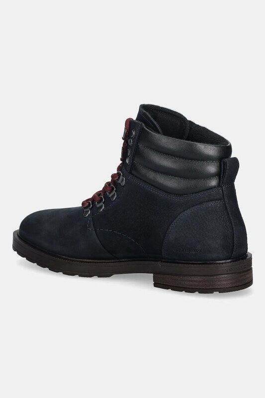 Tommy Hilfiger pantofi din nubuc CLEATED HILFIGER WRM HOOK BOOT