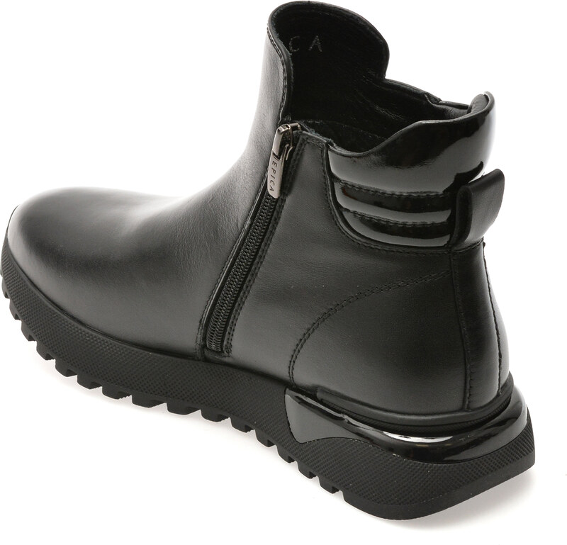 Ghete EPICA negre, 31350, din piele naturala