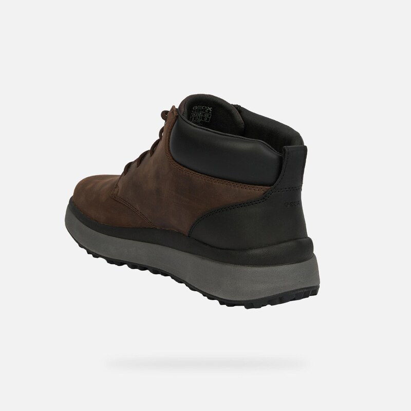 Ghete bărbătești maro închis Geox Granito + Grip