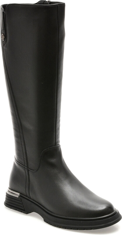 Cizme EPICA negre, 13885, din piele naturala