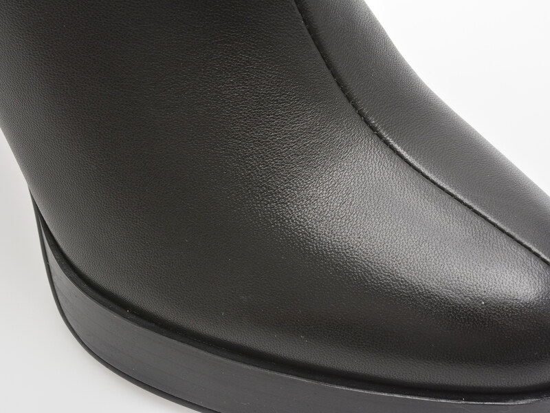 Botine EPICA negre, 2392, din piele naturala