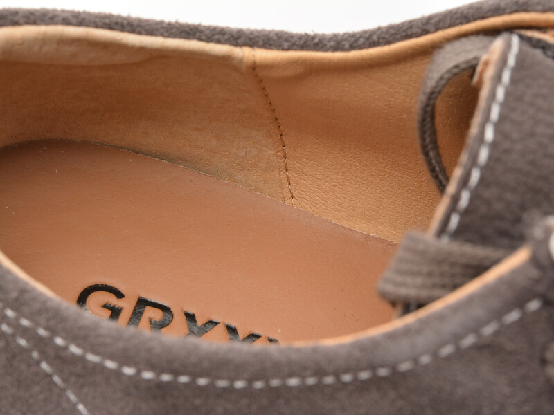 Pantofi GRYXX gri, 9320, din piele intoarsa