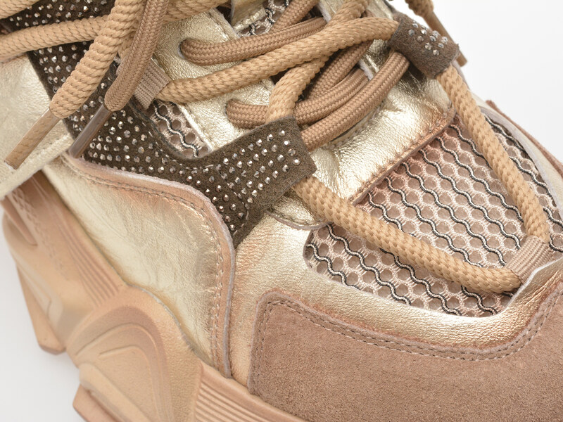 Pantofi sport EPICA maro, 5788, din material textil si piele naturala