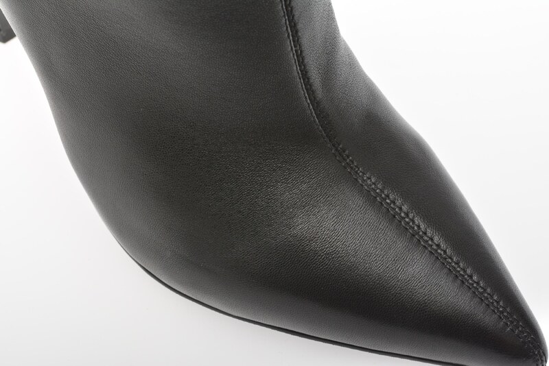 Cizme elegante EPICA PREMIUM negre, 109R, din piele naturala