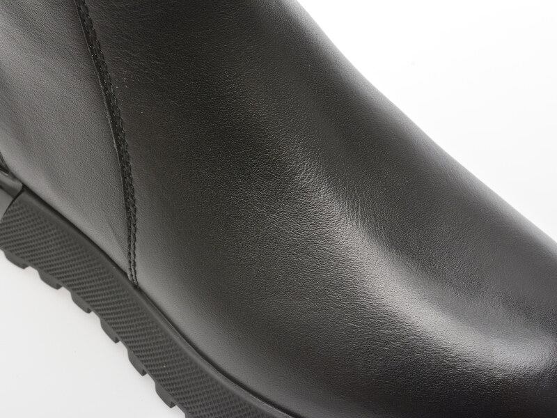 Ghete EPICA negre, 31350, din piele naturala