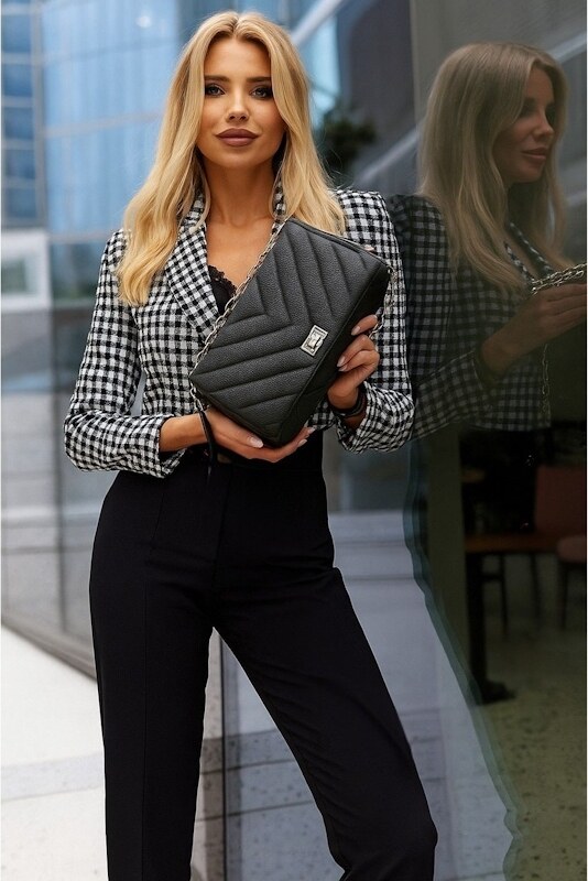 Geanta dama, piele naturala, JERMYN'S Almeira, neagra