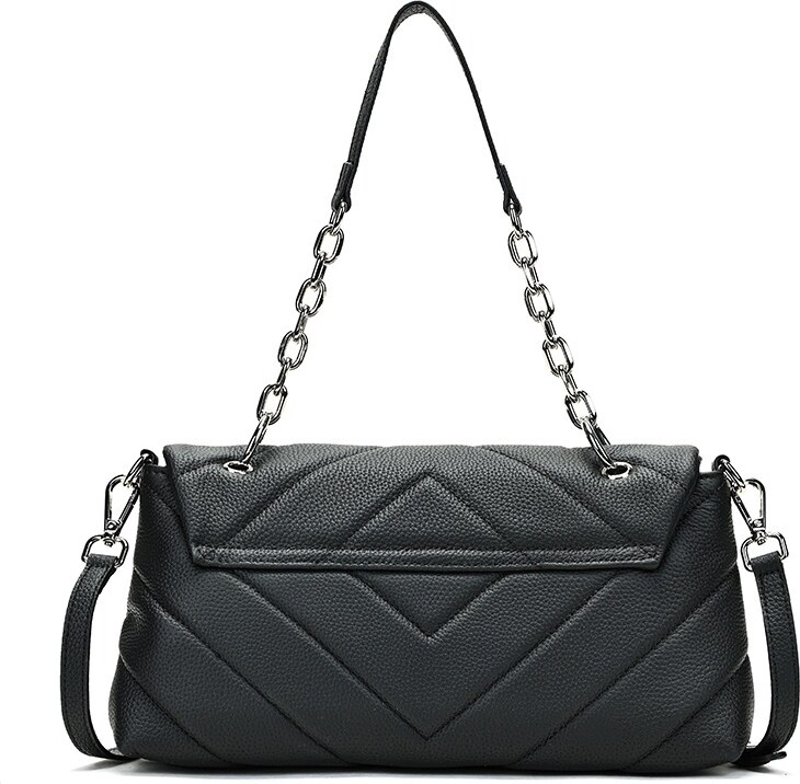 Geanta dama, piele naturala, JERMYN'S Almeira, neagra