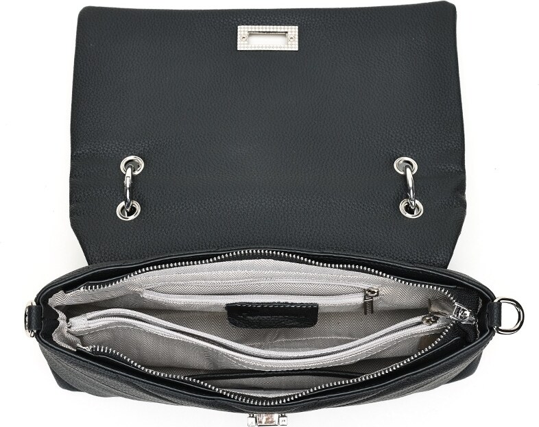 Geanta dama, piele naturala, JERMYN'S Almeira, neagra