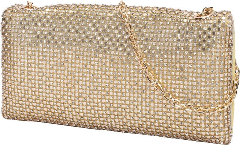 mascara Clutch auriu