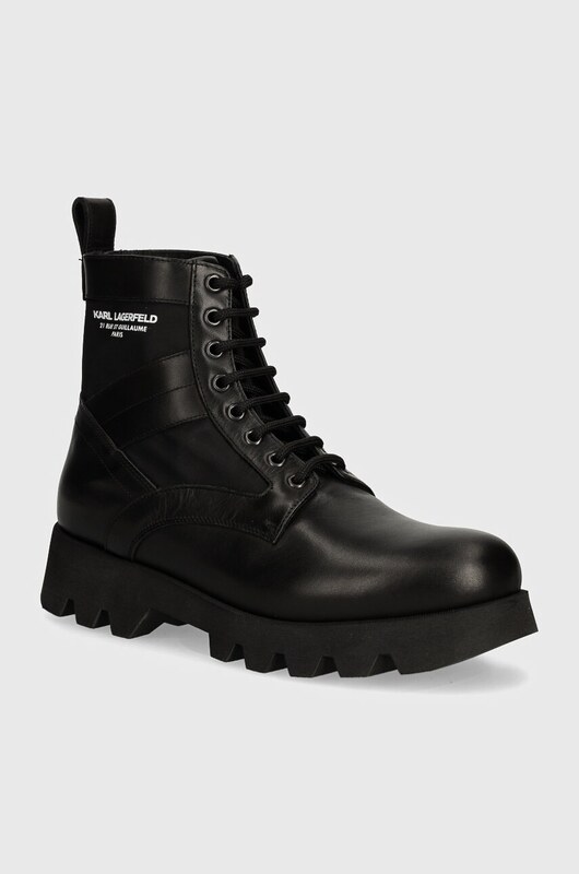 Karl Lagerfeld bocanci de piele Terra