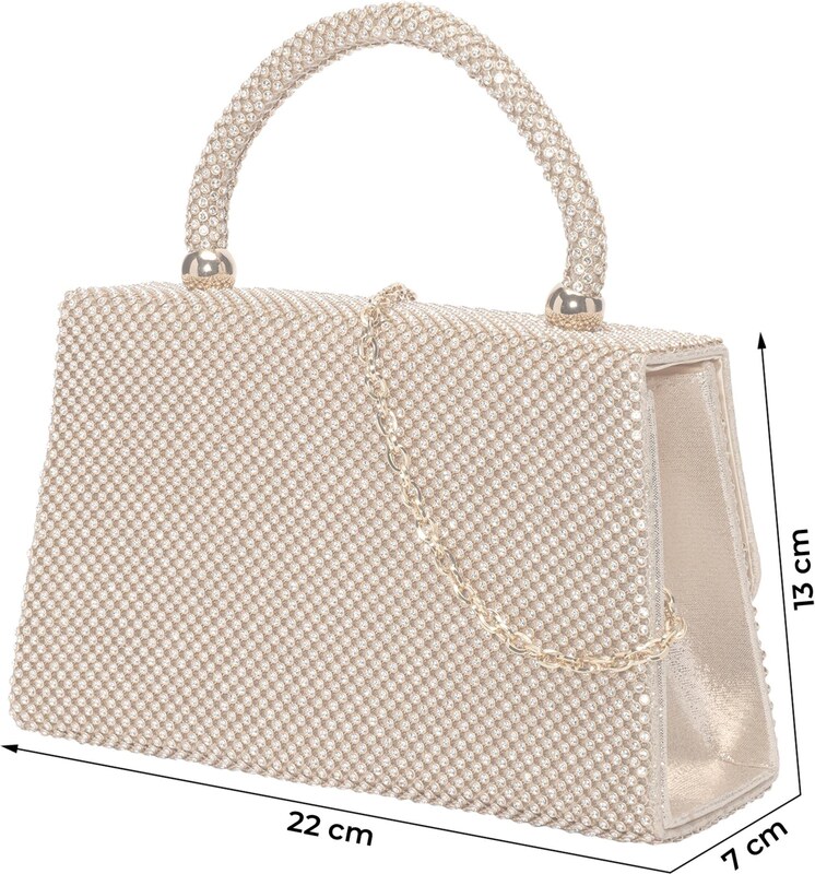 mascara Clutch auriu