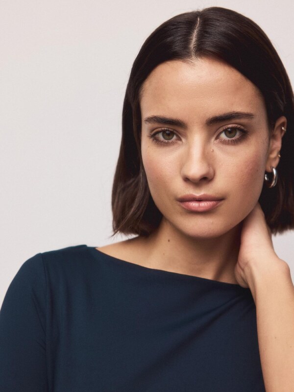 Next Tricou bleumarin