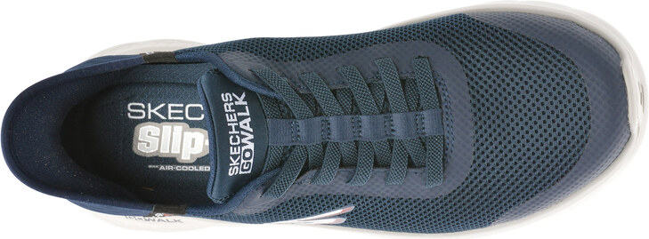 Pantofi sport SKECHERS bleumarin, GO WALK FLEX, din material textil