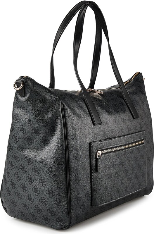 GUESS Plase de cumpărături 'Latona' gri închis / negru