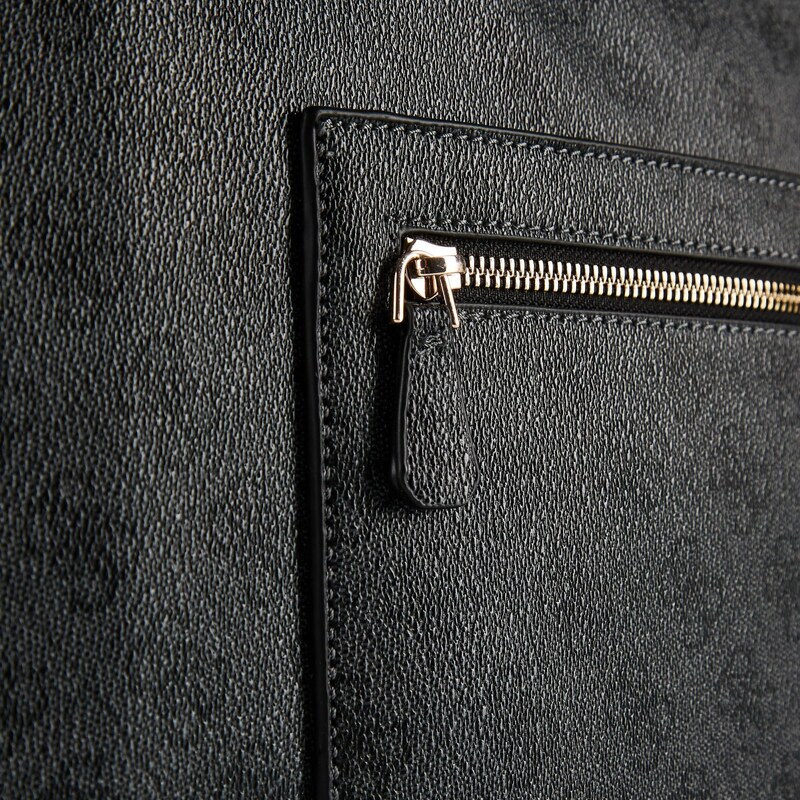 GUESS Plase de cumpărături 'Latona' gri închis / negru