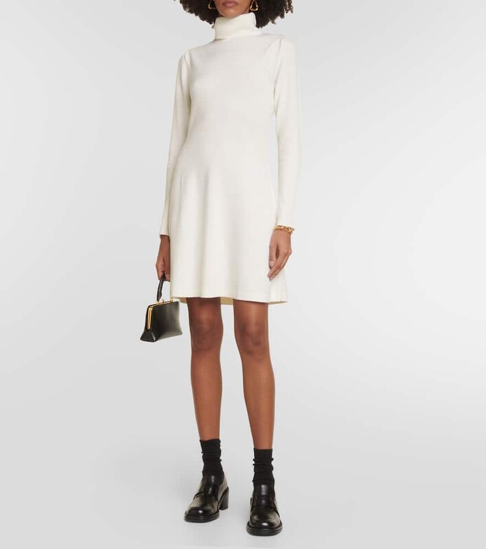 Jardin des Orangers Wool and cashmere minidress