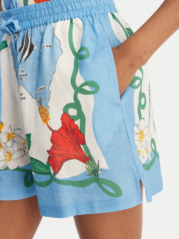 Pantalon scurți din material Seafolly