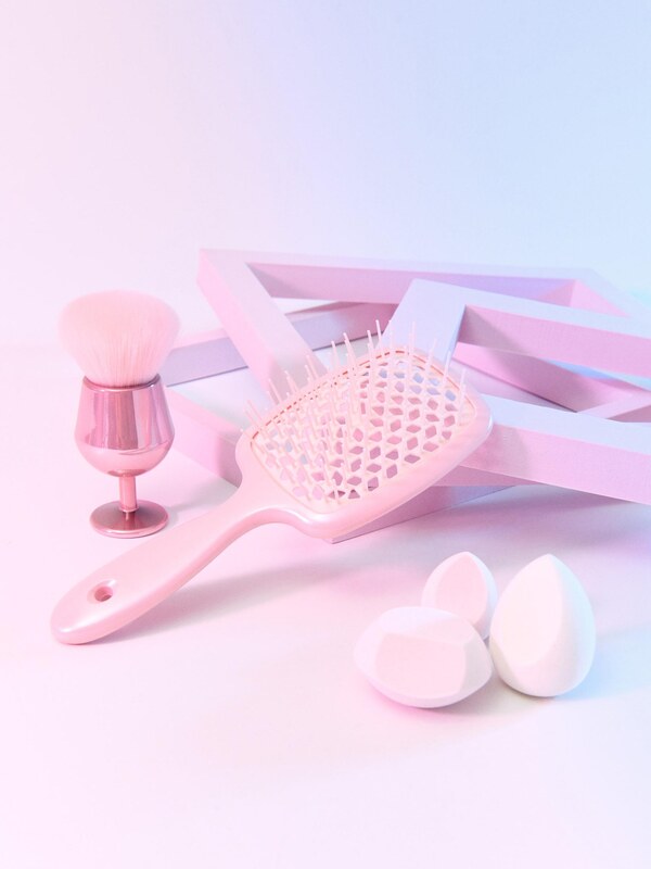 Sinsay - Perie de păr - roz-pastel