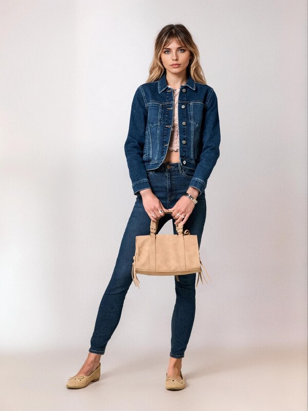 Sinsay - Geacă din denim - bleumarin