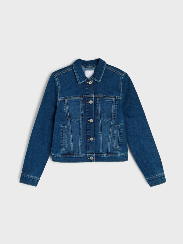 Sinsay - Geacă din denim - bleumarin