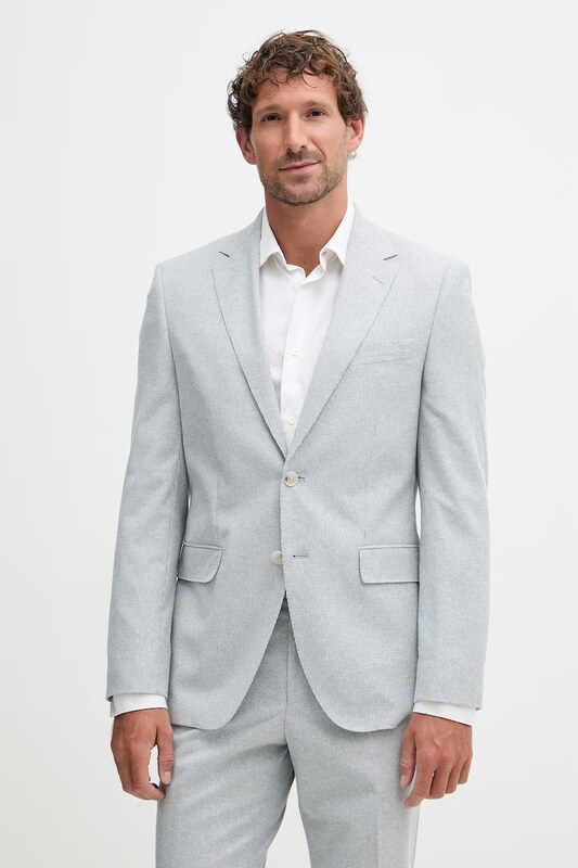 BOSS costum casual pentru bărbați, cu amestec de in Jeckson