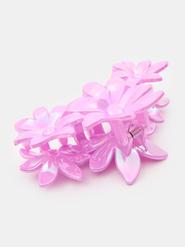 Sinsay - Agrafă de păr cu motiv floral - roz