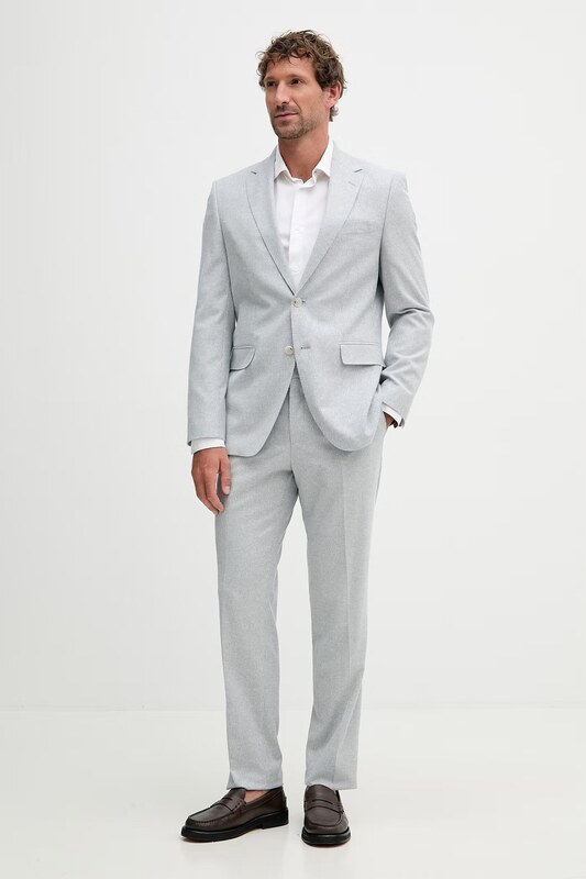 BOSS costum casual pentru bărbați, cu amestec de in Jeckson